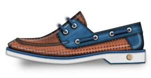 dibujo de un mocasín perforado